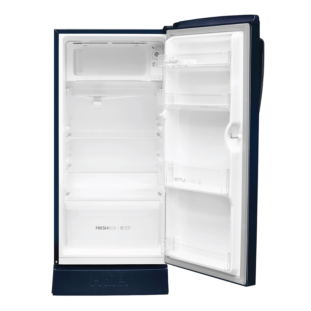 Haier 175L 2 Star Direct Cool Single Door Refrigerator with Toughened Glass Shelf - HRD-1962PRL-N